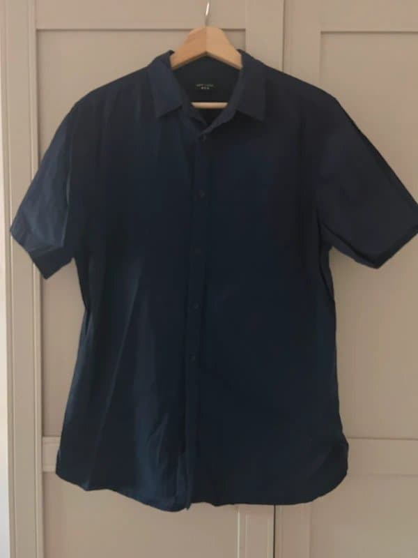 New Look Men’s navy blue polo shirt