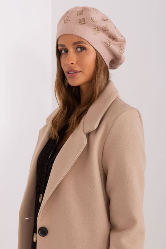 Love Lace Love Lace Women's Classic Wool Beret Hat for Everyday Style & Comfort Fit All Season in Beige - 2