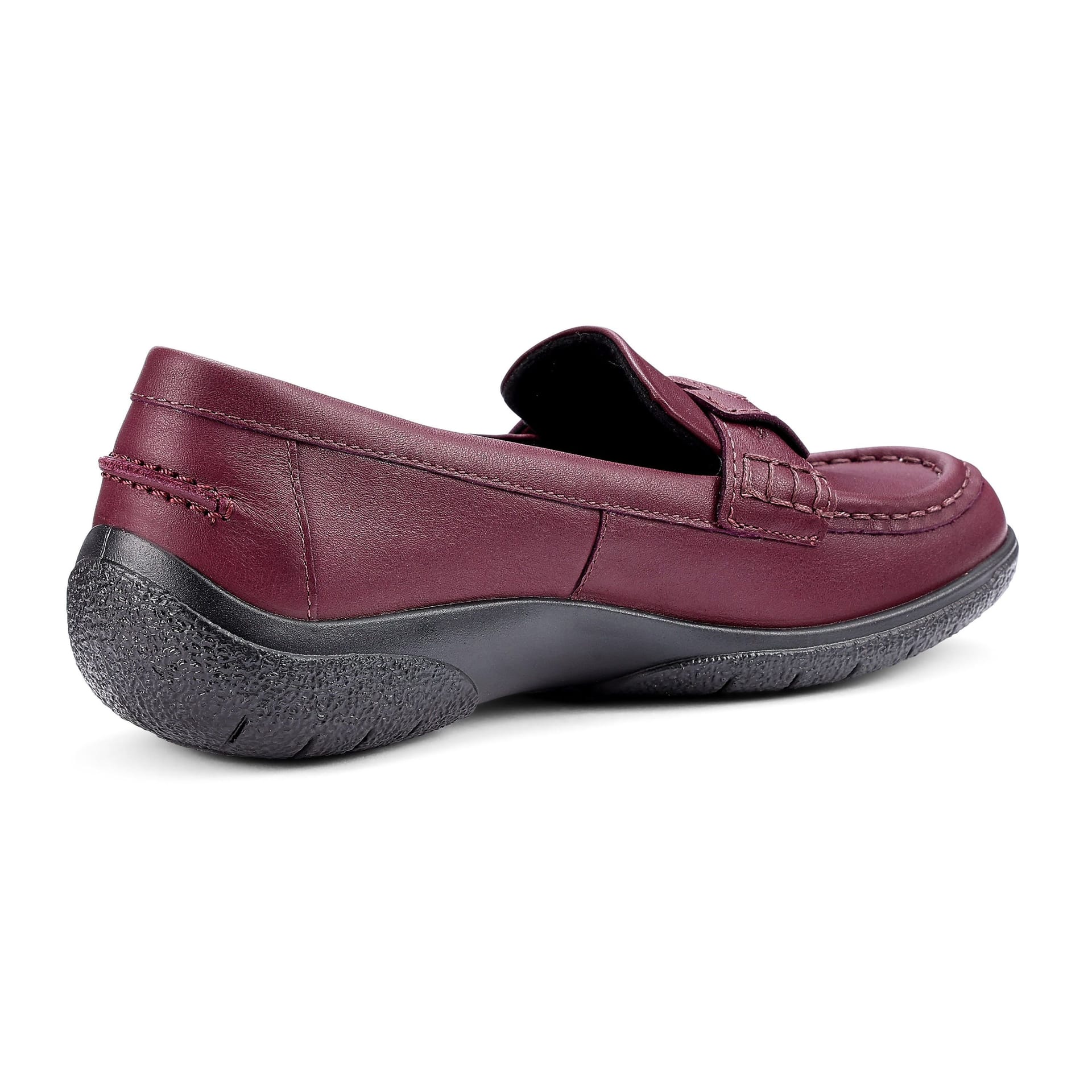 Hotter Hotter Women's Wide Fit 'Cabana' Loafers in Maroon - 4