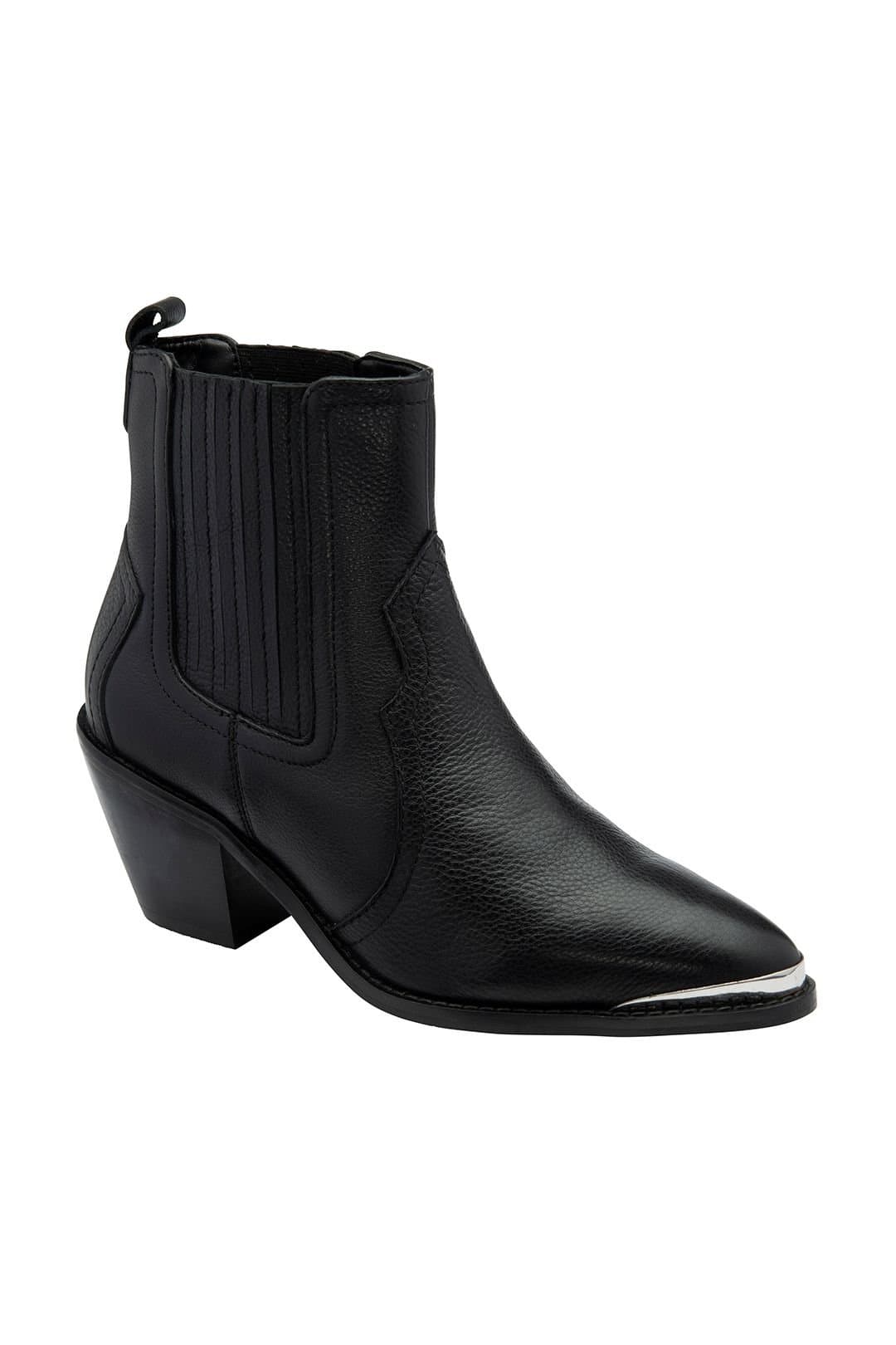 Ravel Ravel Women's 'Cann' Leather Ankle Boots in Black