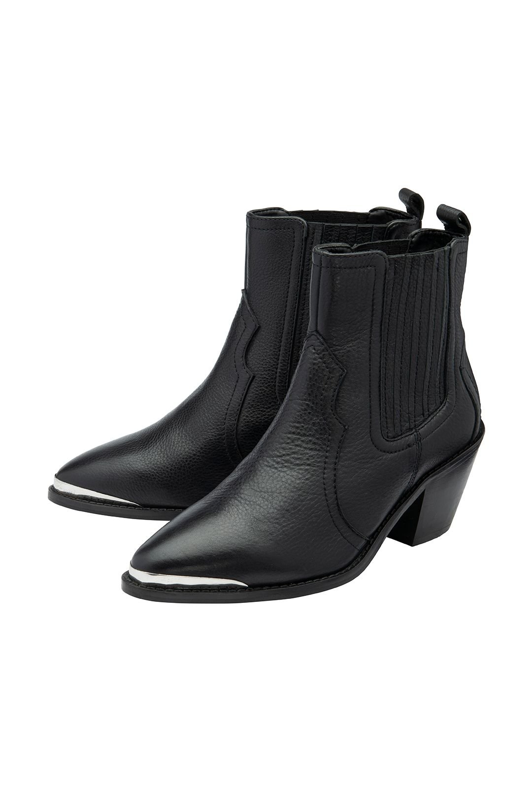 Ravel Ravel Women's 'Cann' Leather Ankle Boots in Black - 2