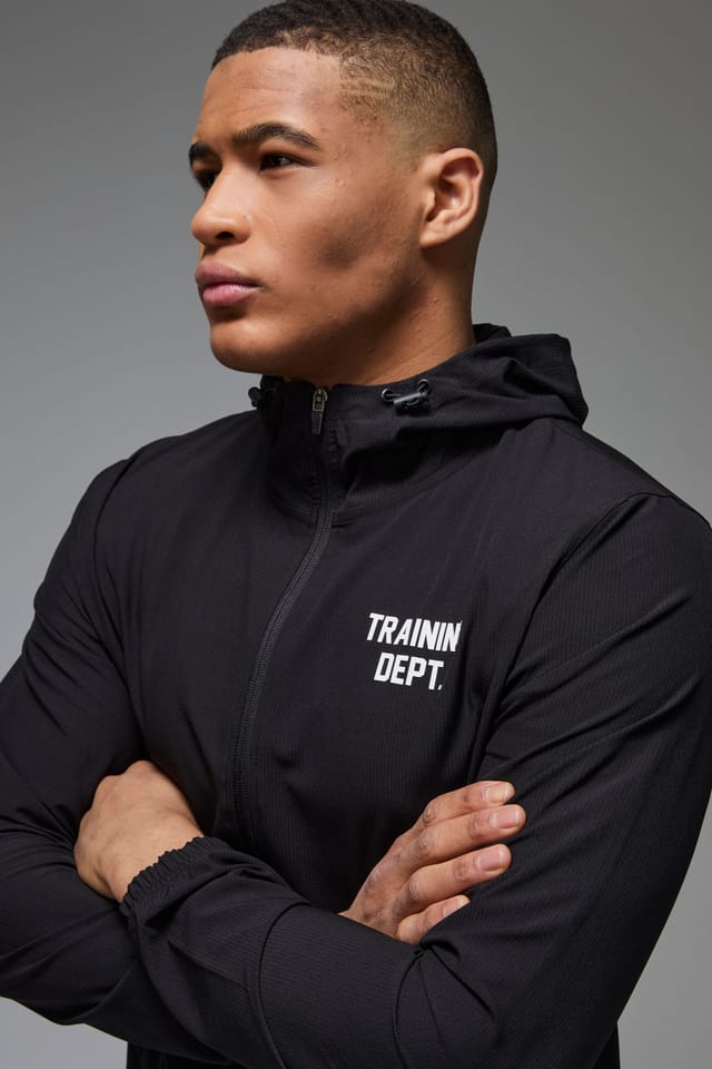 Training Dept. Training Dept. Men's Training Dept Windbreaker in Black - 3