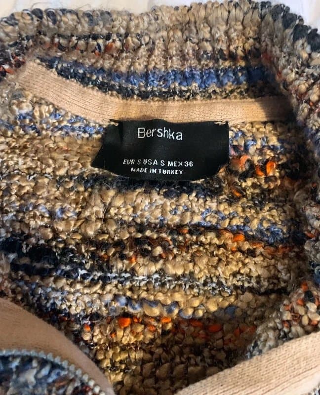 Bershka Bershka knit quarter zip jumper