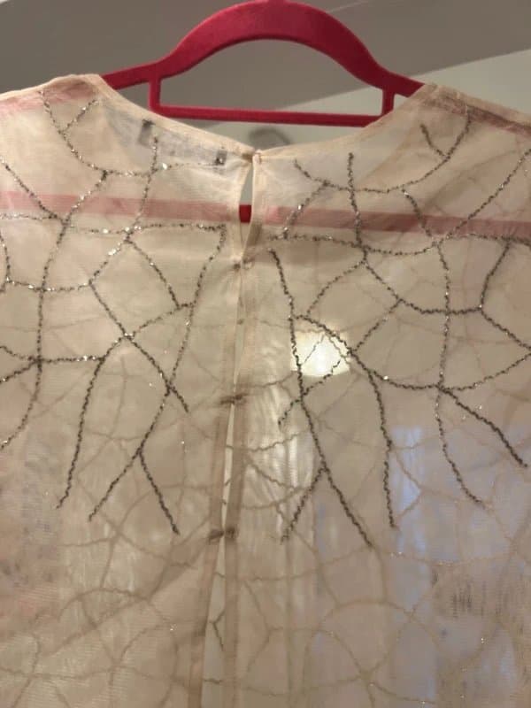 Bershka Sheer embellished top