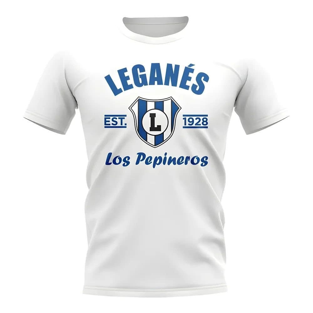 Leganes Leganes Men's Mens Established Football T-Shirt White