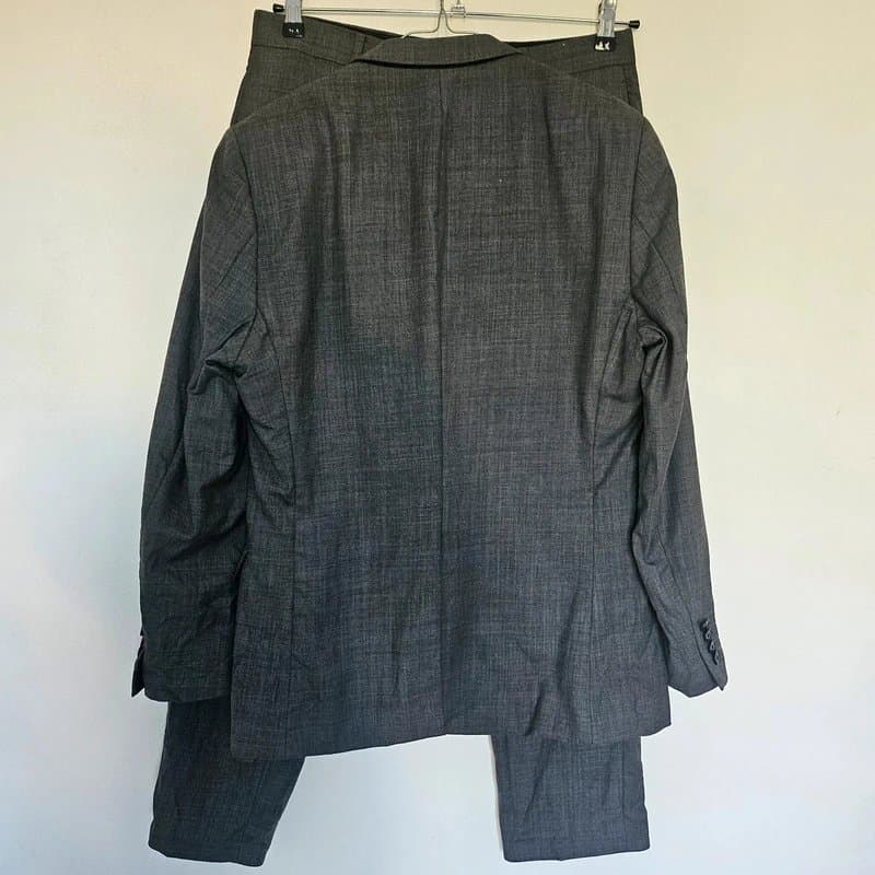Whistles Whistles men’s suit grey 40 regular jacket trousers 32 waist short 29 long