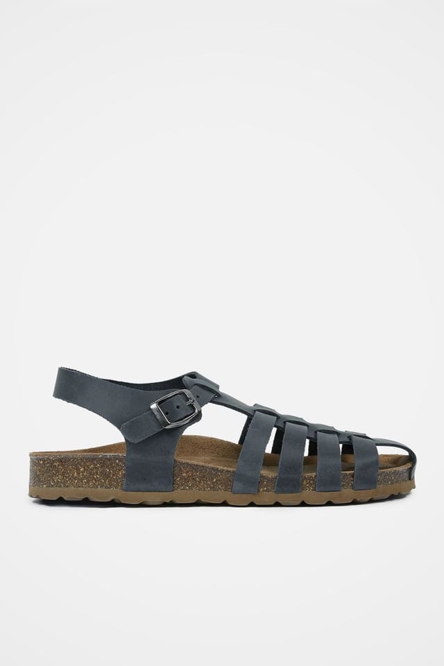 Celtic & Co Celtic & Co Women's Fisherman's Sandal in Mid Navy - 3