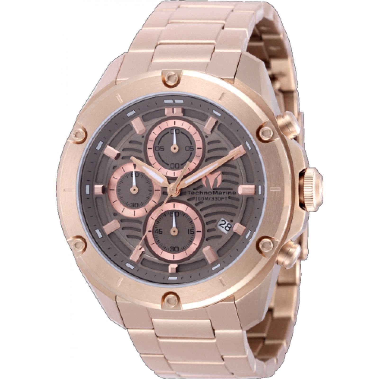 TechnoMarine TechnoMarine Men's TM-325020 Oceanico 44mm Quartz Watch in Rose Gold