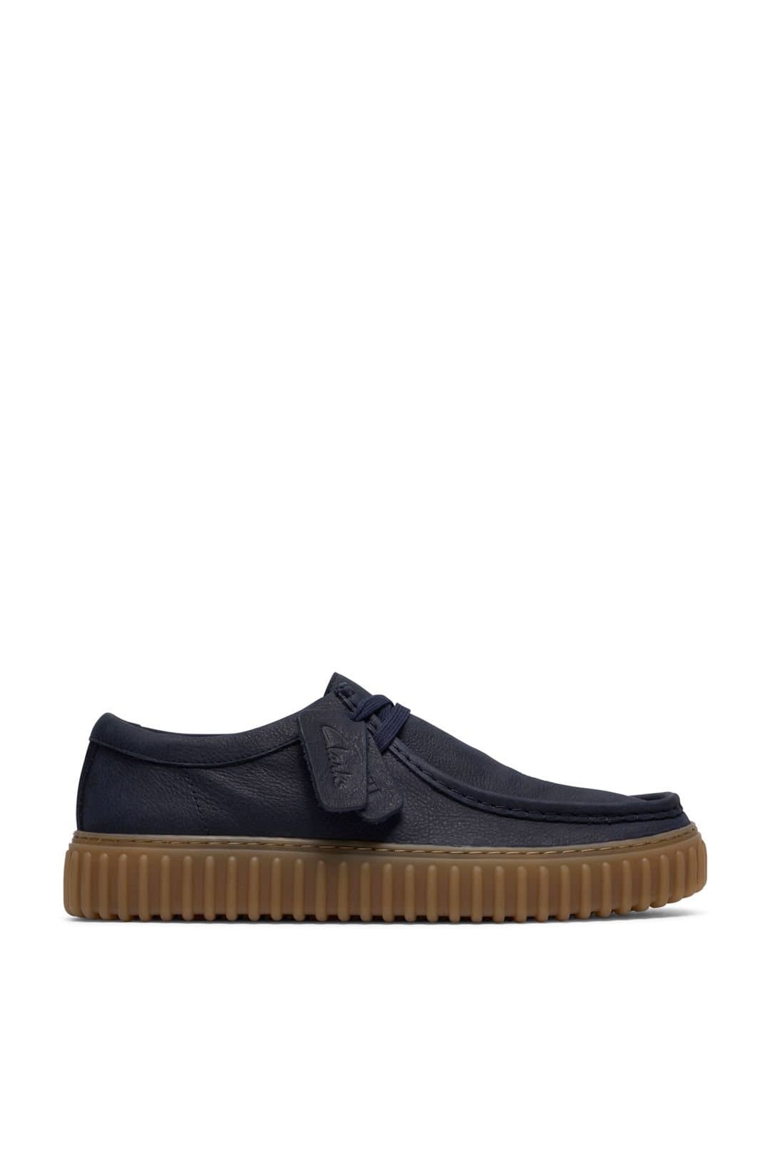 Clarks Clarks Men's Torhill Lo Leather Lace-Up Shoe Navy