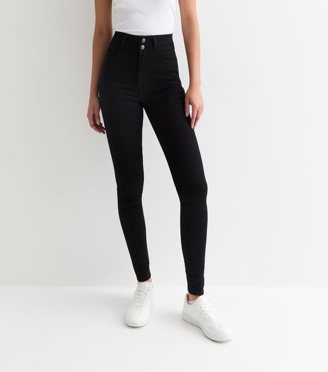 New Look Women's Tall Black High Waist Yazmin Skinny Jeans New Look - 2