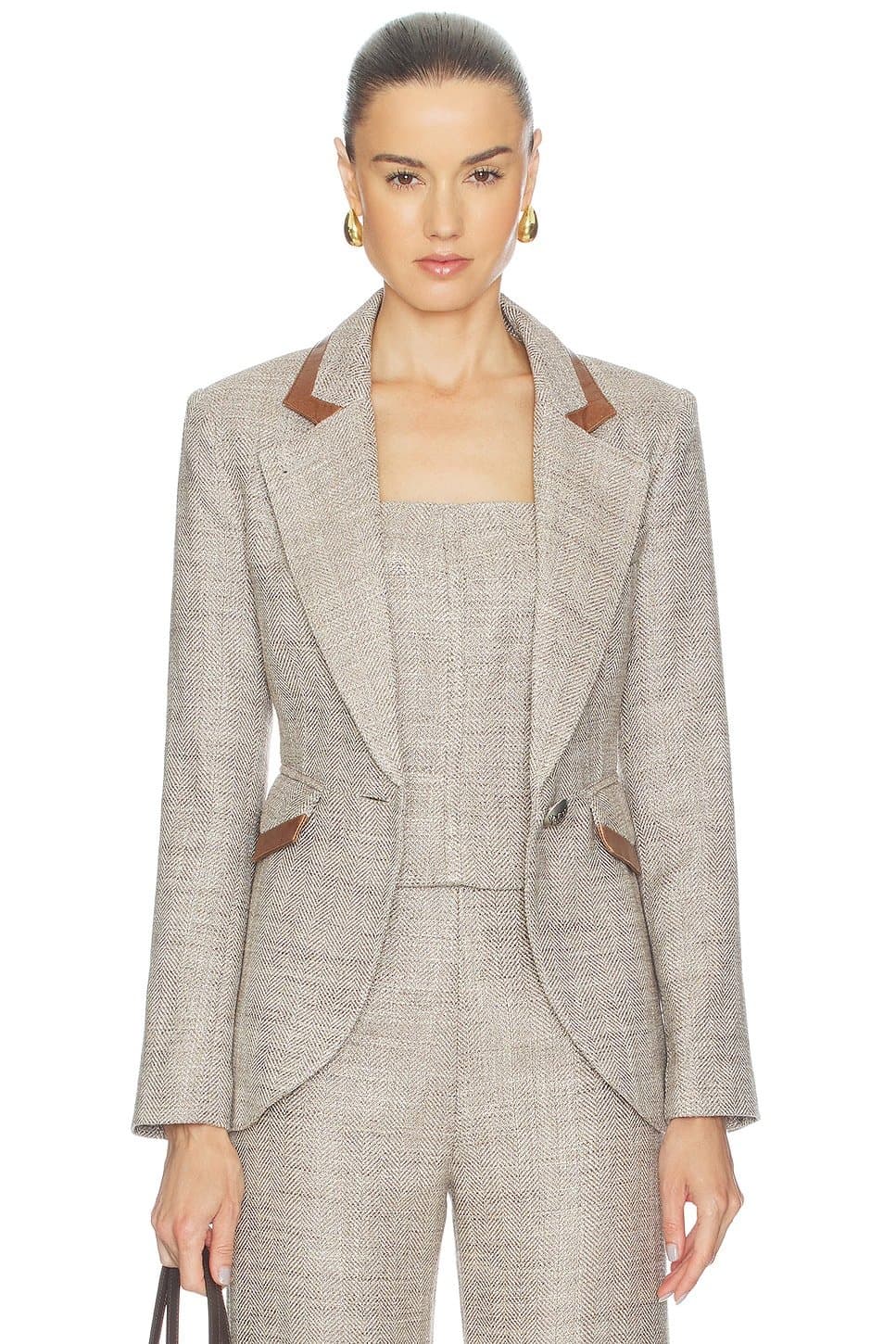 revolve Taped Seamed Blazer