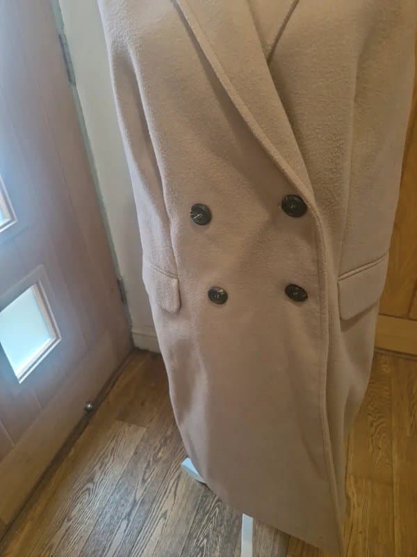 New Look Long gilet camel fully lined double breasted