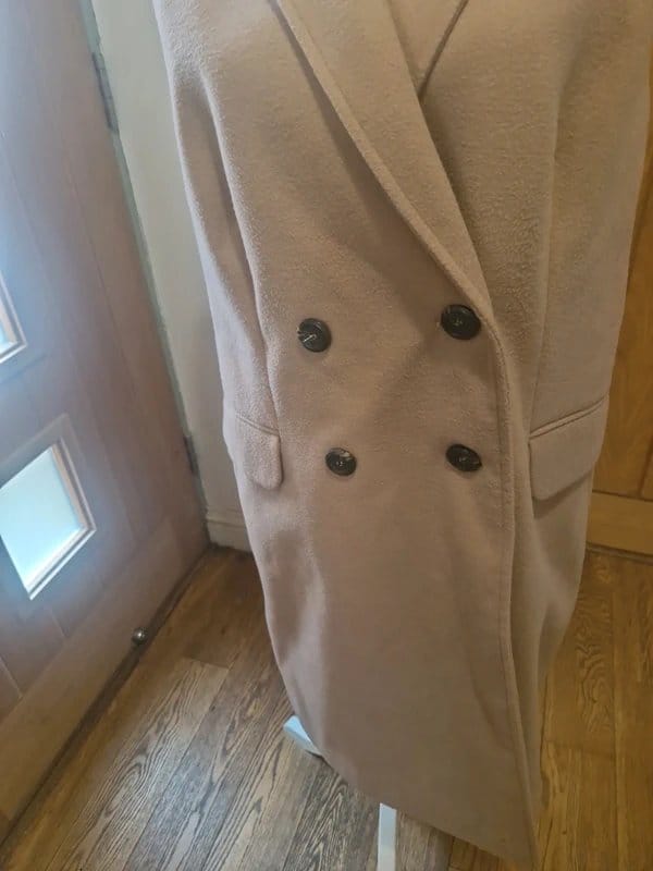 New Look Long gilet camel fully lined double breasted - 1