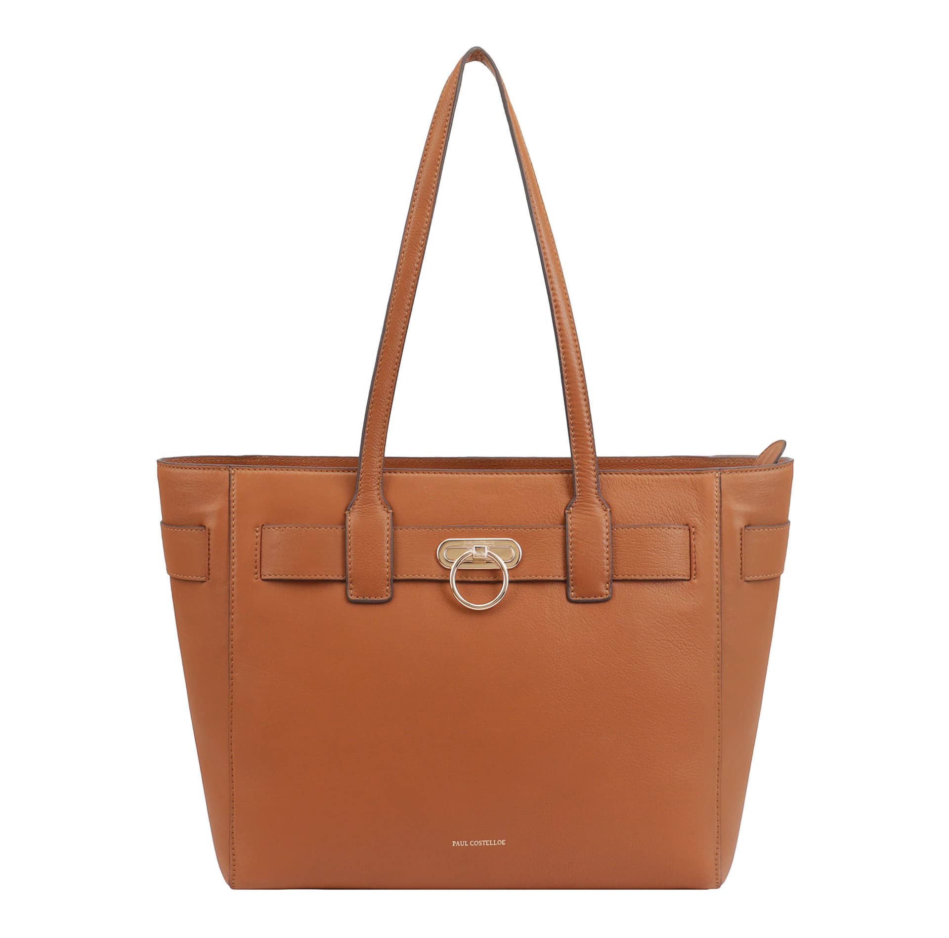 Paul Costelloe Paul Costelloe Brown Leather Shoulder Bag