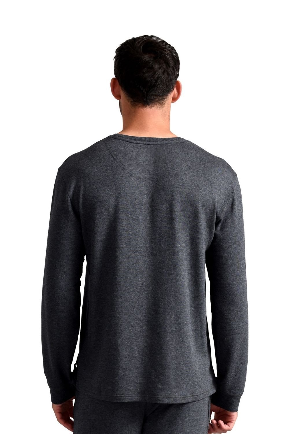 Ted Baker Ted Baker Men's Long Sleeve Luxury Pyjama Top Loungewear T-Shirt in Grey - 2