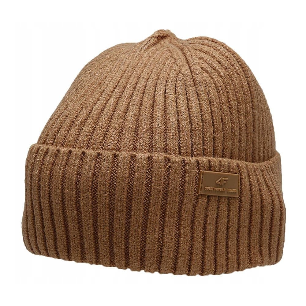 4F 4F Men's H4Z22-CAM003 Beanie in Brown