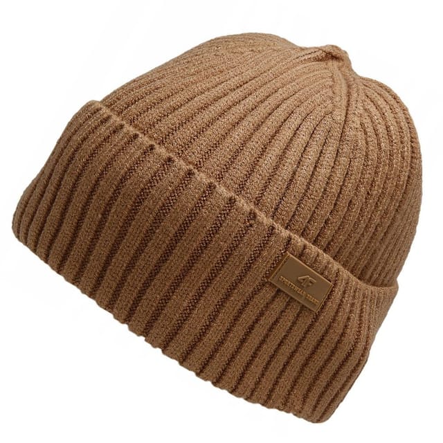 4F 4F Men's H4Z22-CAM003 Beanie in Brown - 2