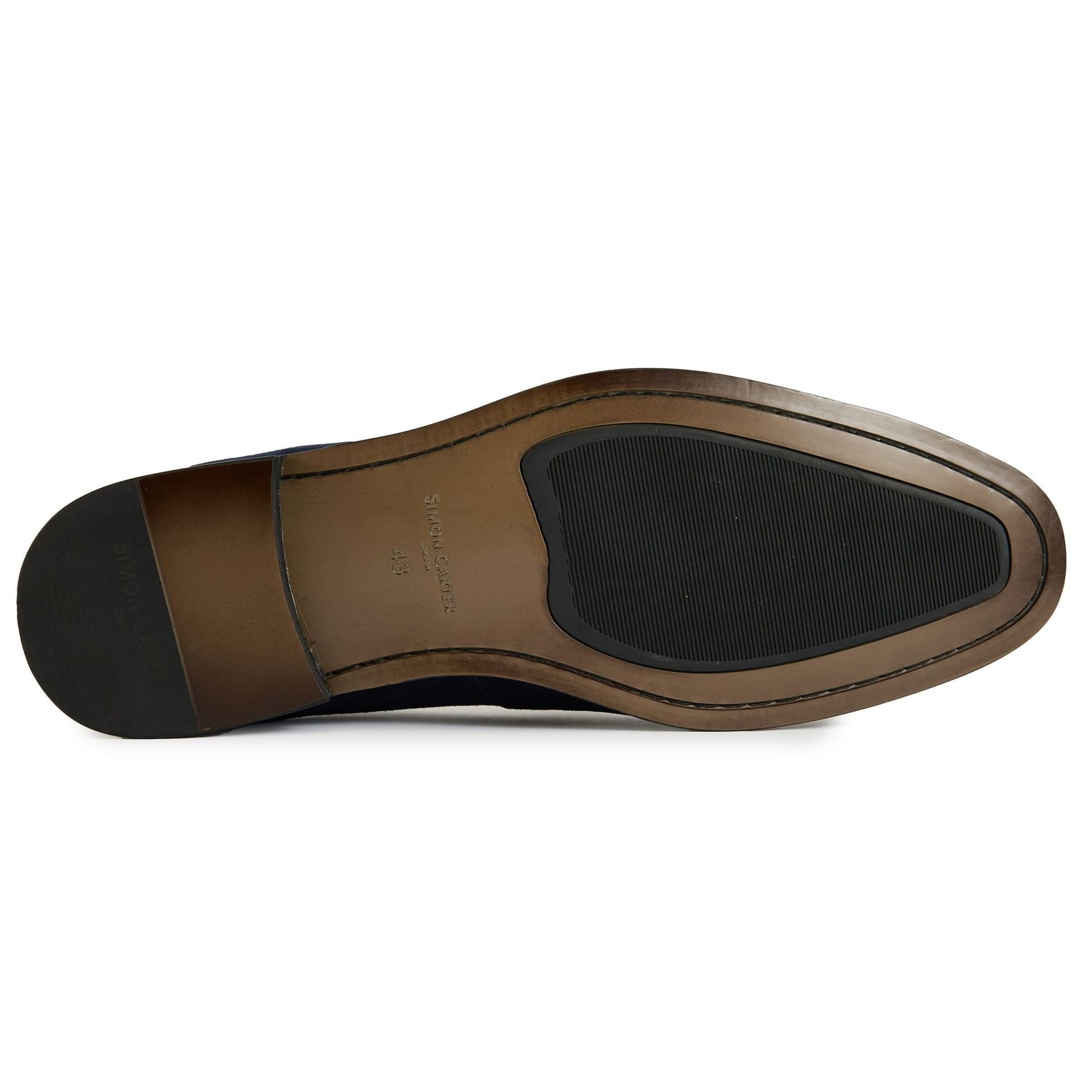 Simon Carter SIMON CARTER Men's Fes Loafer Shoes in Blue - 4