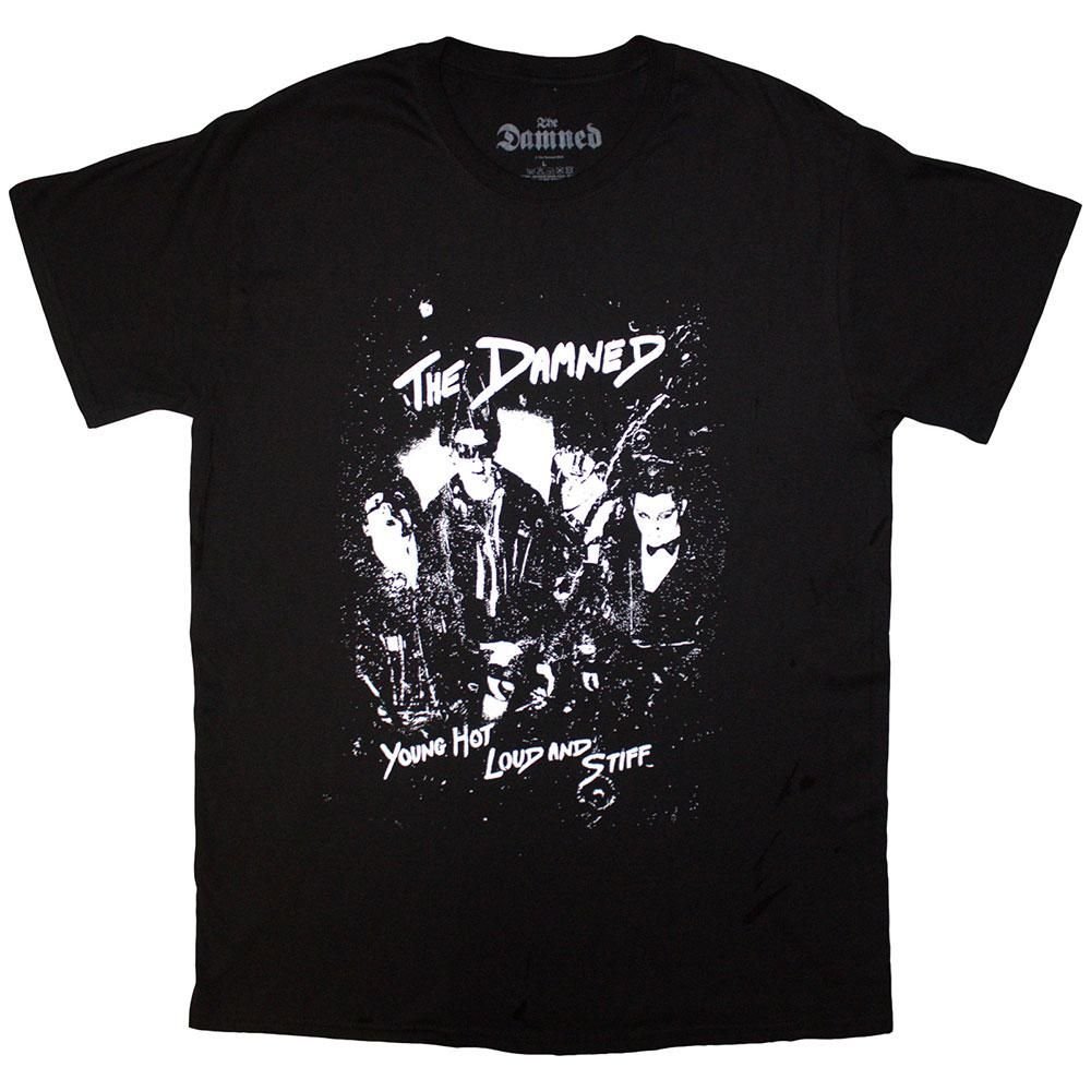 The Damned The Damned Men's Young Hot Loud & Stiff T-Shirt in Black - 1