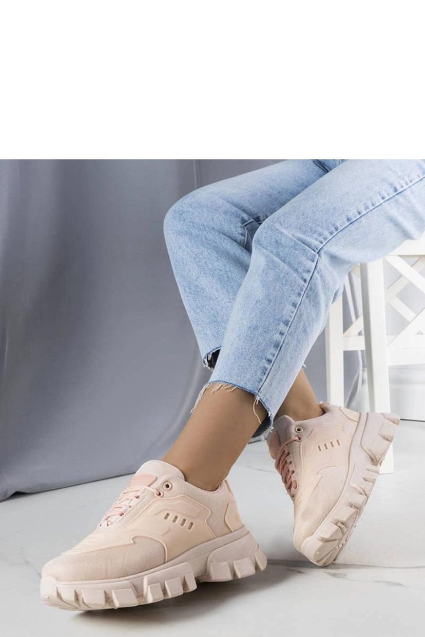 Love Lace Love Lace Women's Sport Sneakers On Massive Sole For Summer Comfort Style in Pink - 1