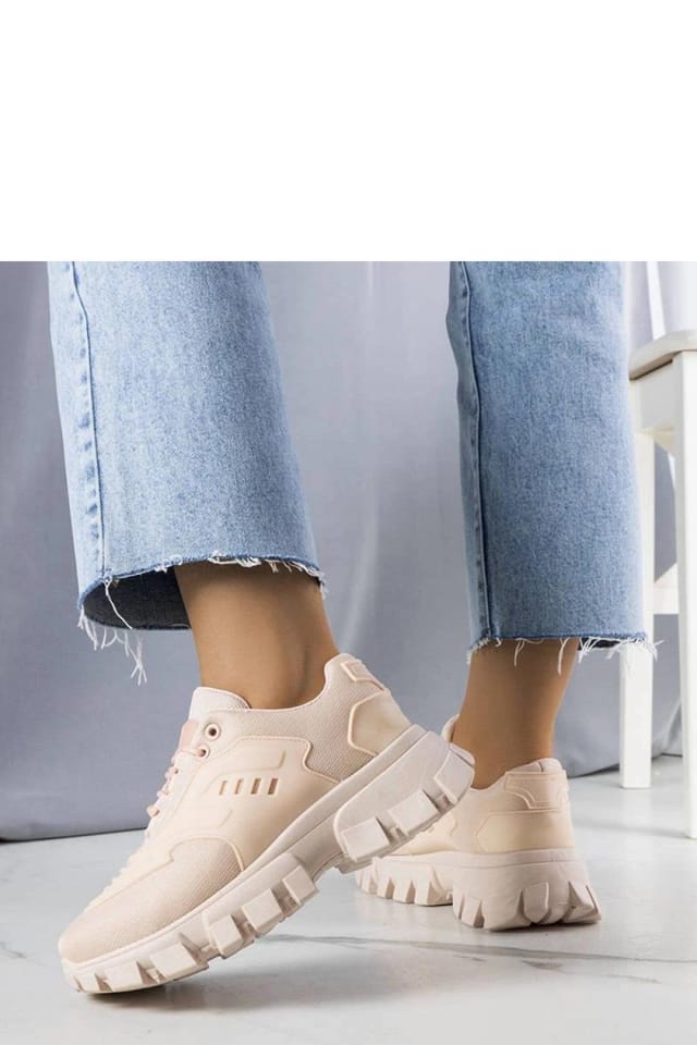 Love Lace Love Lace Women's Sport Sneakers On Massive Sole For Summer Comfort Style in Pink - 3
