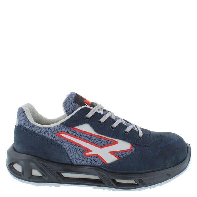 U-Power U-Power Men's Active Carpet S1P ESD Lace-Up Suede Safety Trainers in Dark Blue - 2