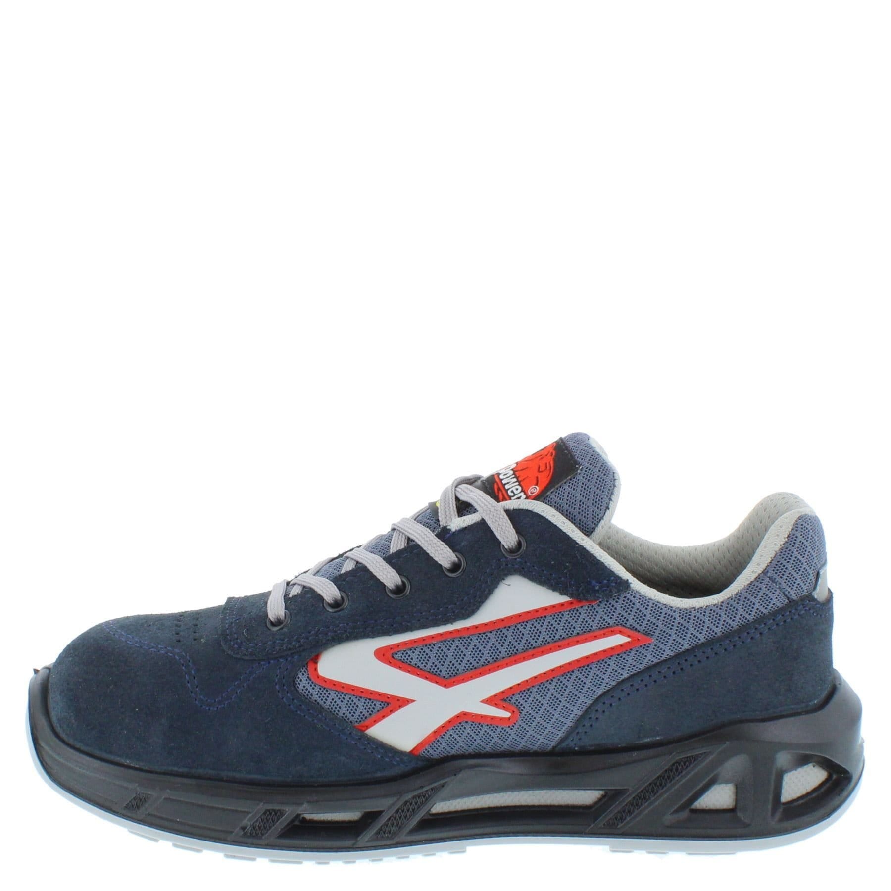 U-Power U-Power Men's Active Carpet S1P ESD Lace-Up Suede Safety Trainers in Dark Blue - 4