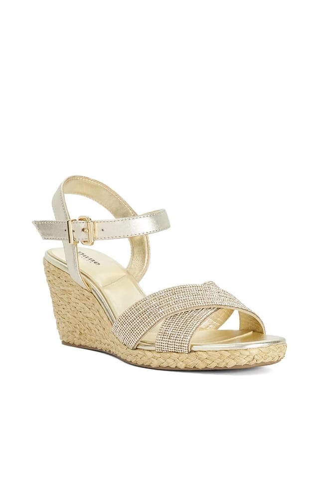Dune London Dune London Women's 'Kyro' Wedges in Metallics - 2