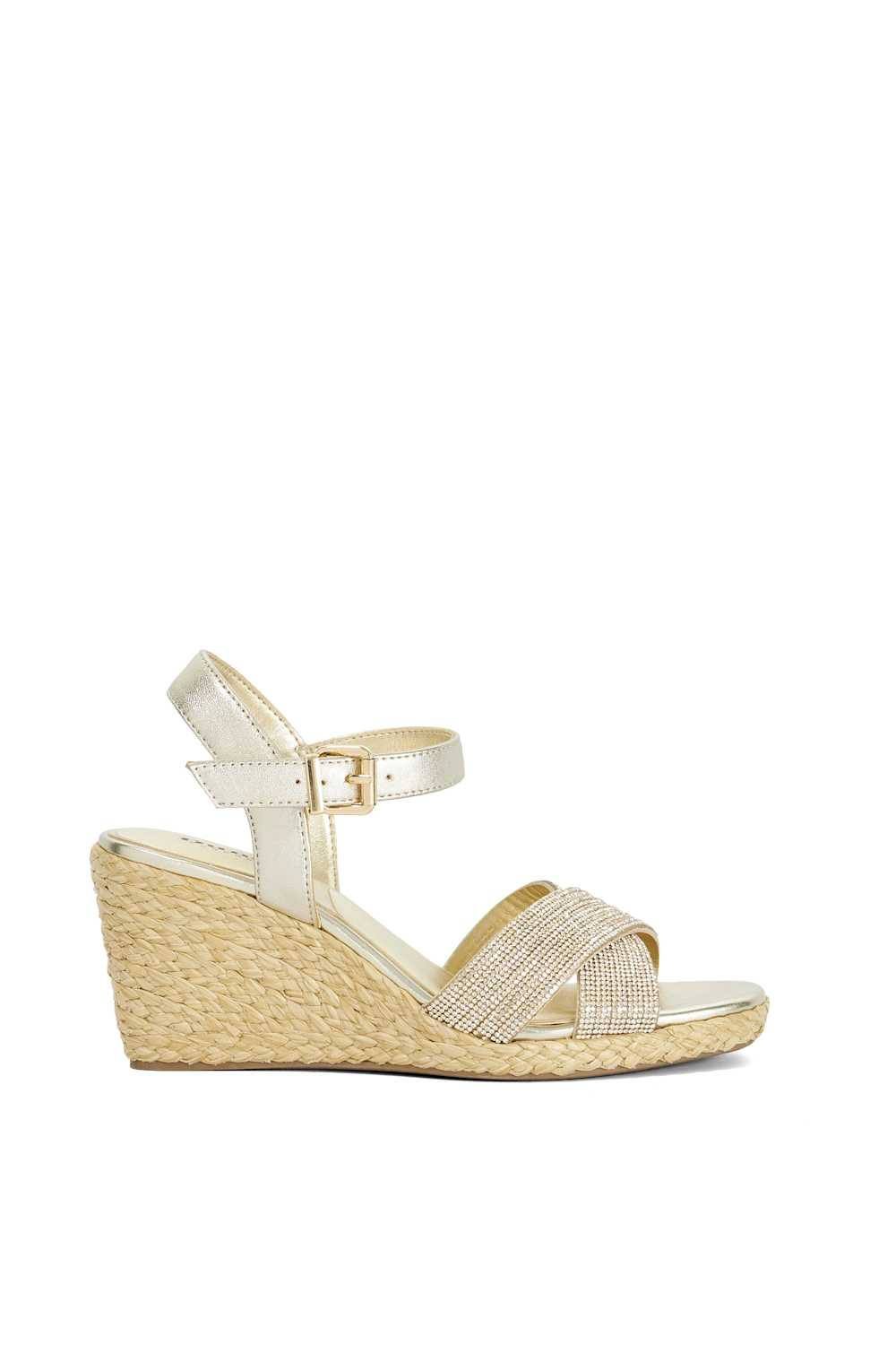 Dune London Dune London Women's 'Kyro' Wedges in Metallics - 3