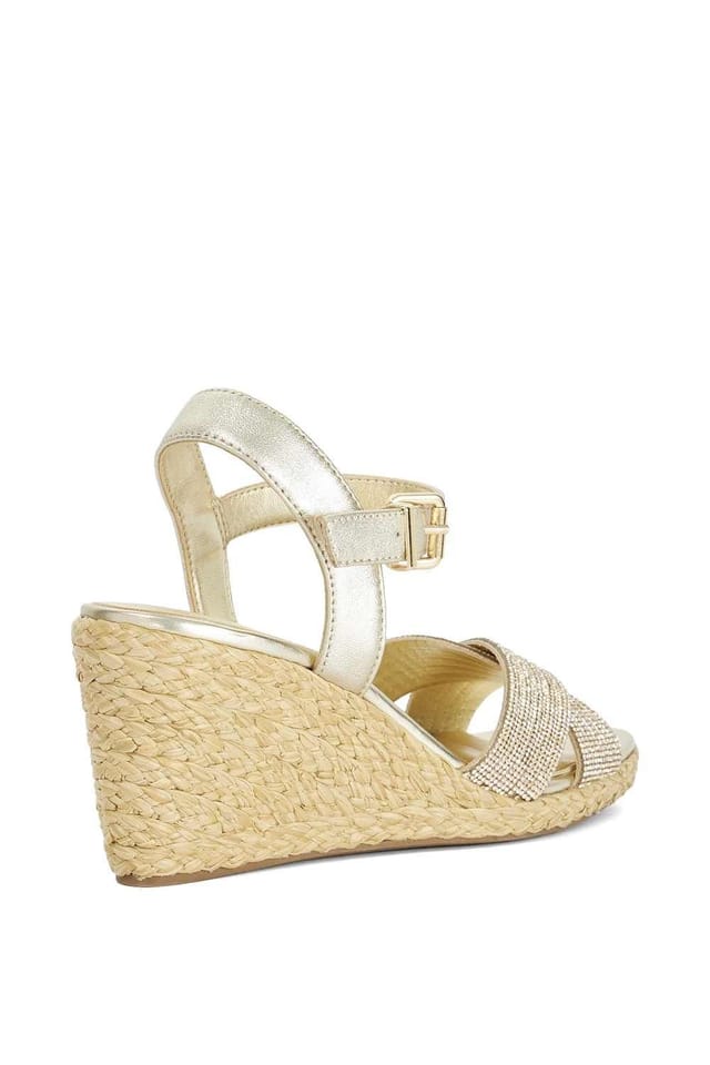 Dune London Dune London Women's 'Kyro' Wedges in Metallics - 3