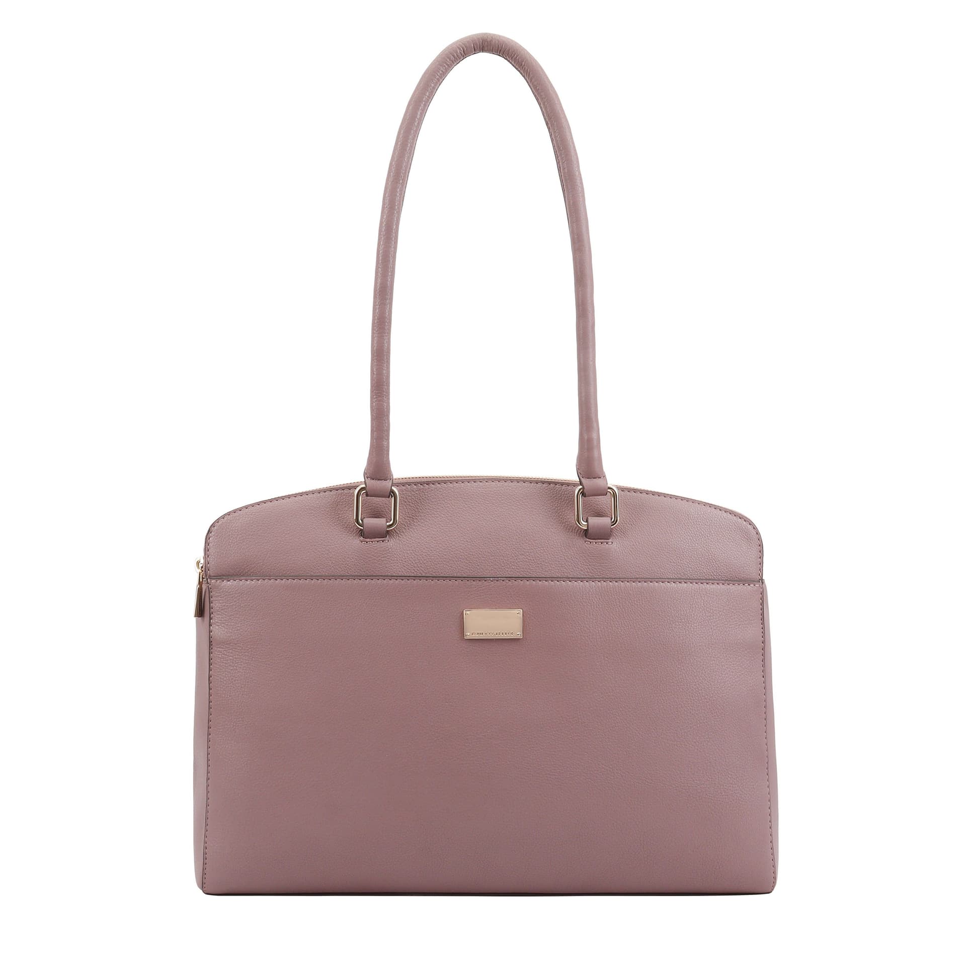 Paul Costelloe Paul Costelloe Women's Marina Leather Shoulder Bag in Pink
