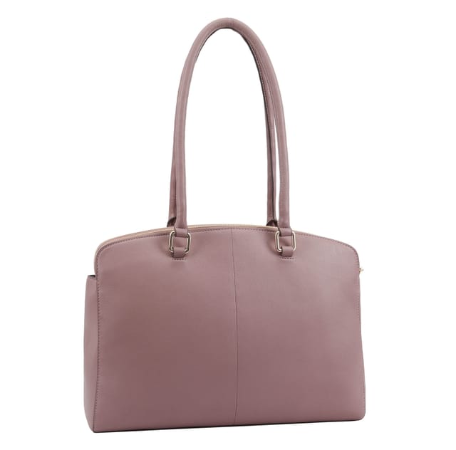 Paul Costelloe Paul Costelloe Women's Marina Leather Shoulder Bag in Pink - 2
