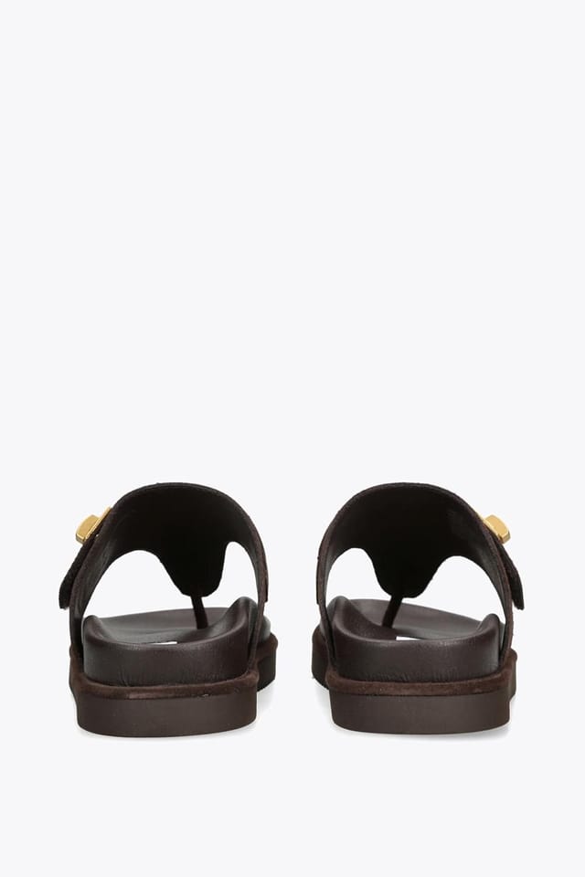 Steve Madden STEVE MADDEN Women's 'Tuned In 880' Suede Sandals in Dark Brown - 3