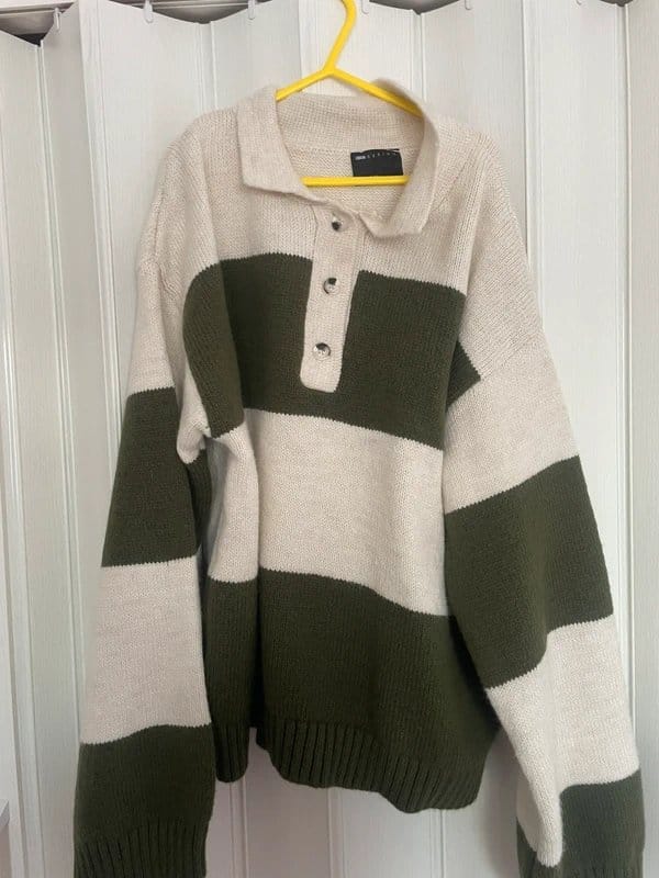 ASOS Rugby knit jumper oversized - 1