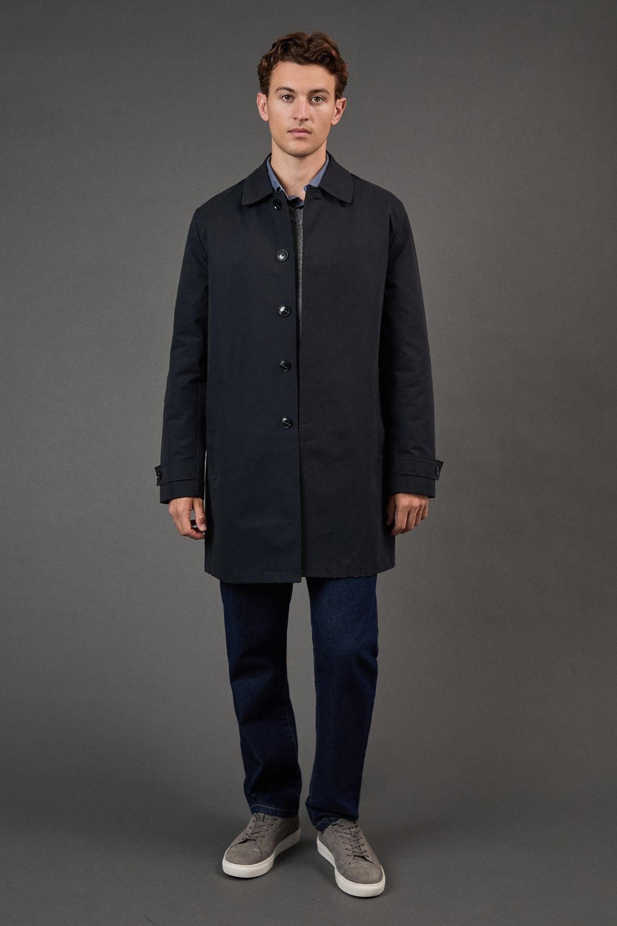 Burton Burton Men's Navy Classic Mac - 4