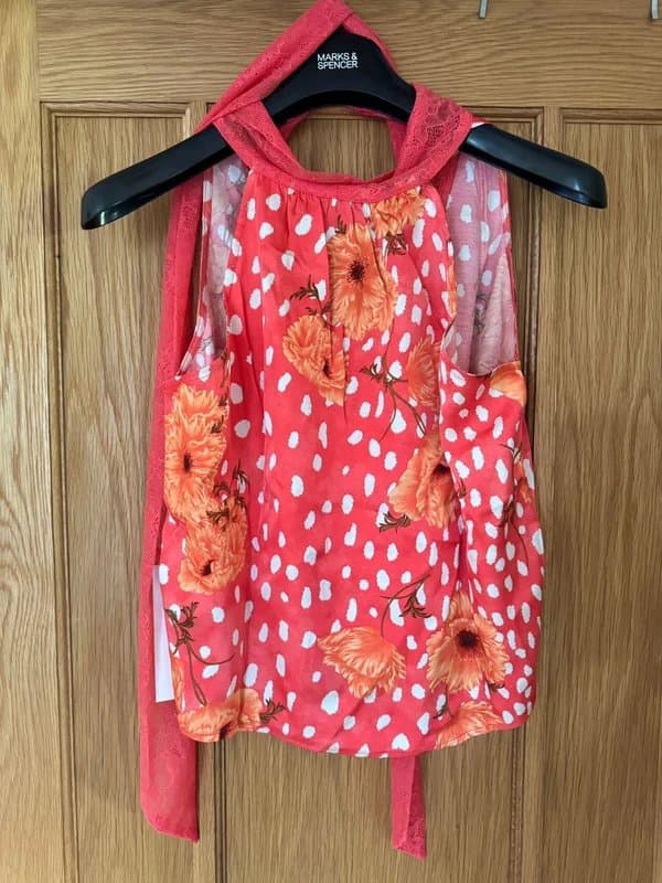 Never Fully Dressed BNWT Never Fully Dressed Poppy halter top size 10