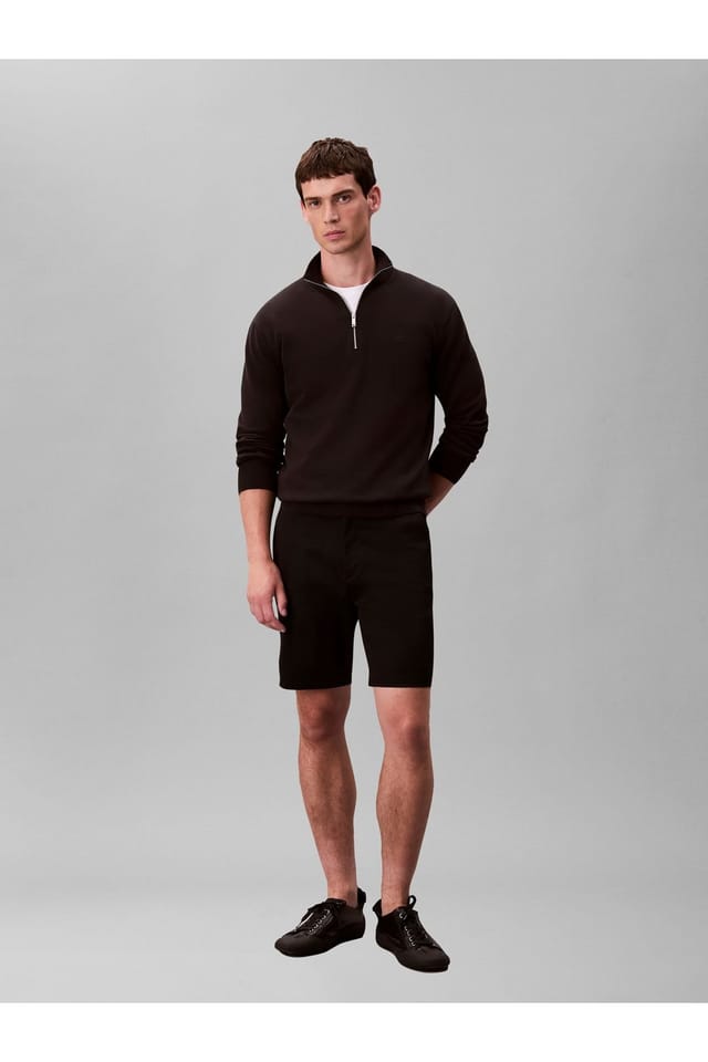 Calvin Klein Calvin Klein Men's 9 In Straight Refined Cotton Stretch Short Black - 2