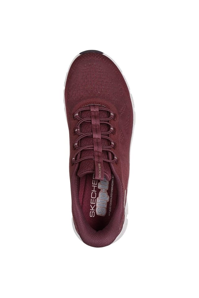 Skechers Skechers Women's Glide-Step Elevate Amaze Trainers in Burgundy - 3