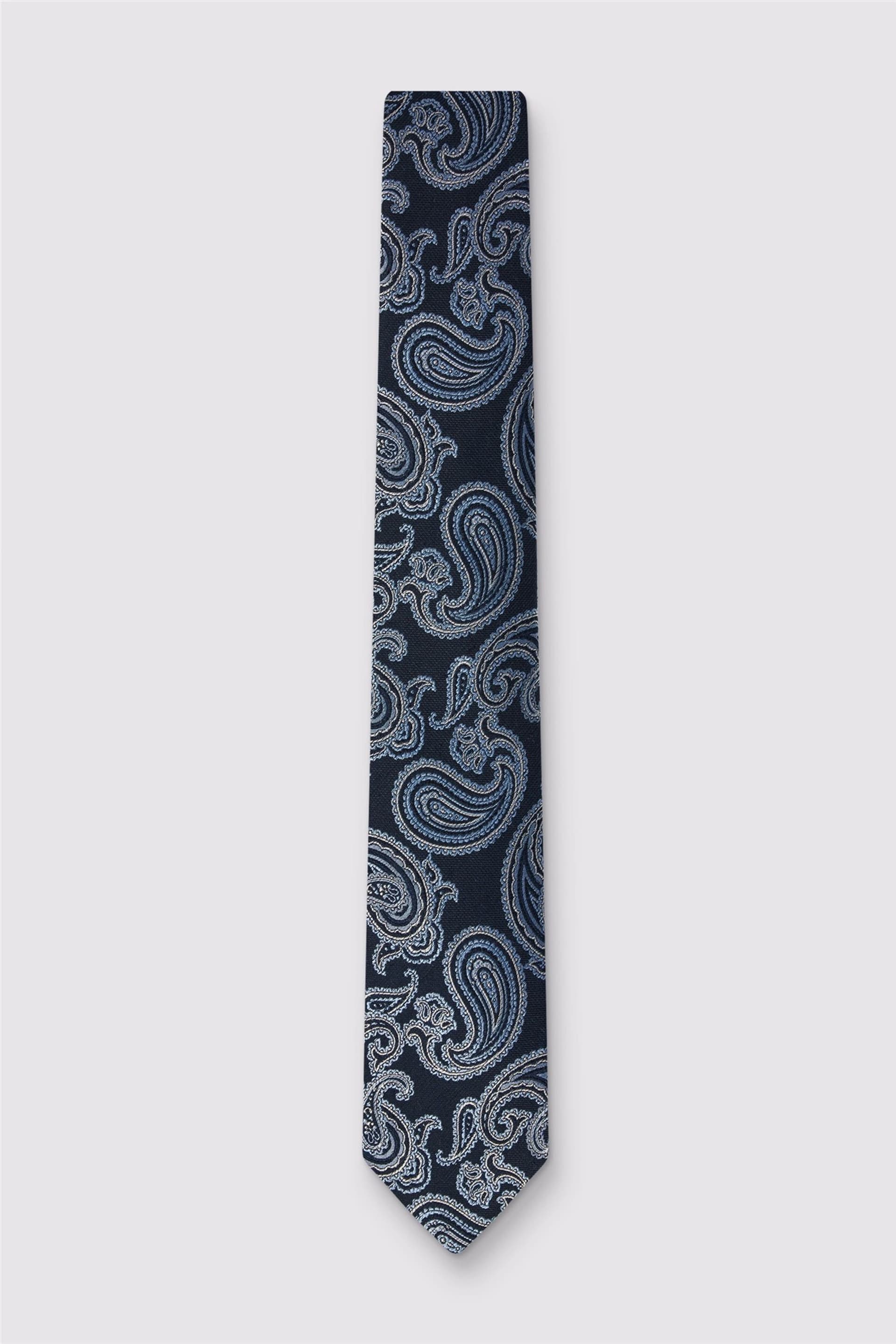 Ted Baker Ted Baker Men's Paisley Tie in Navy