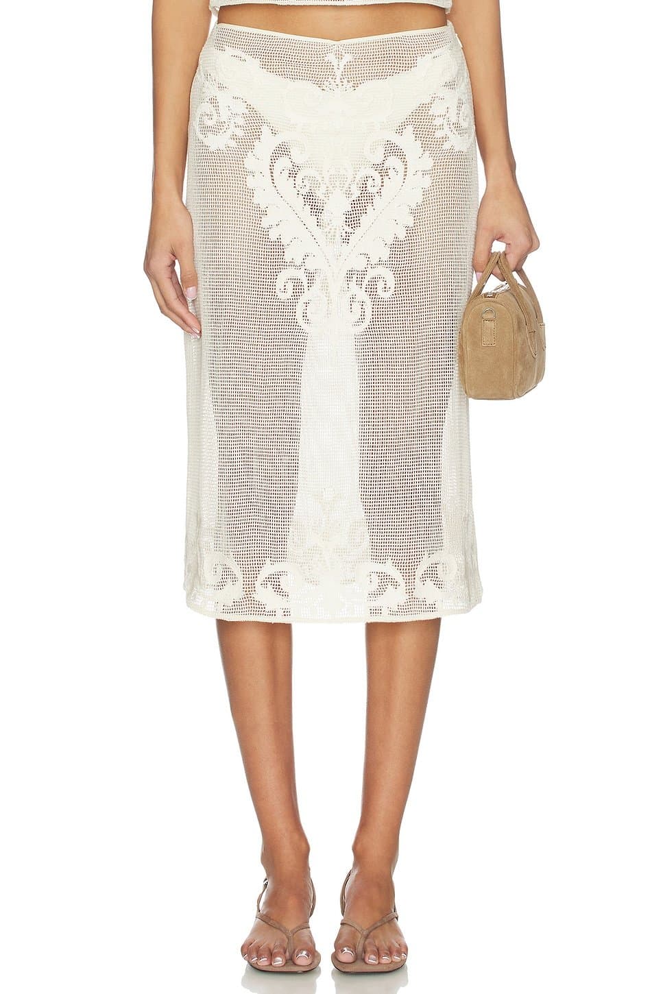 revolve Fallon Midi Skirt