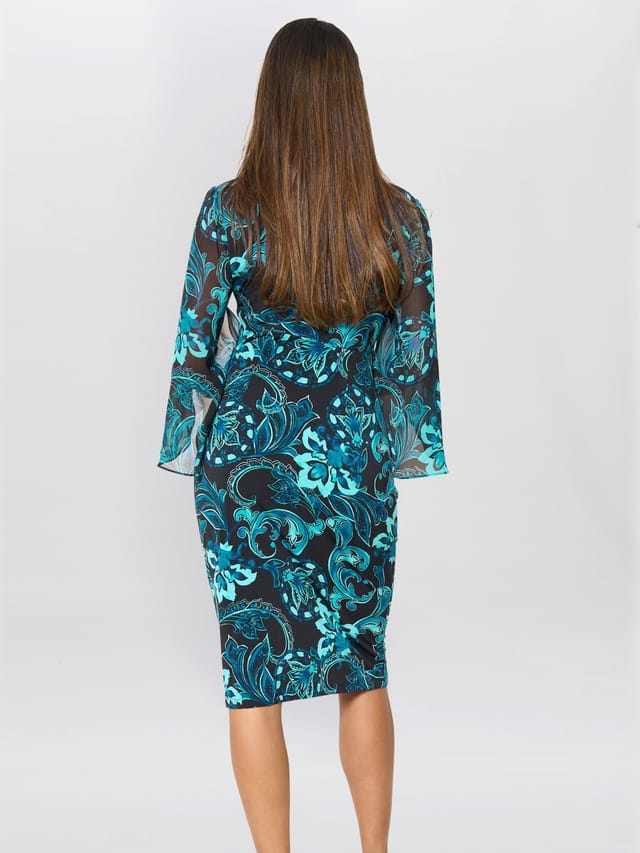 Gina Bacconi Gina Bacconi Women's Zelda Draped Jersey Dress in Black - 2