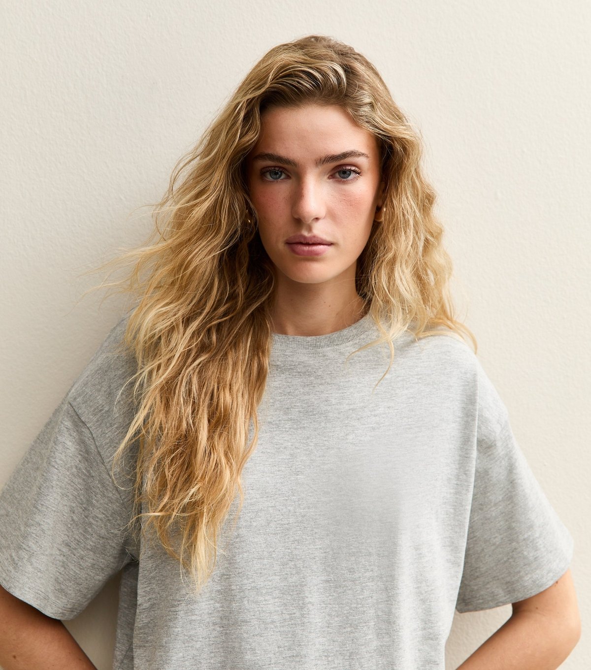 New Look Women's Light Grey Side Split T-Shirt New Look - 2