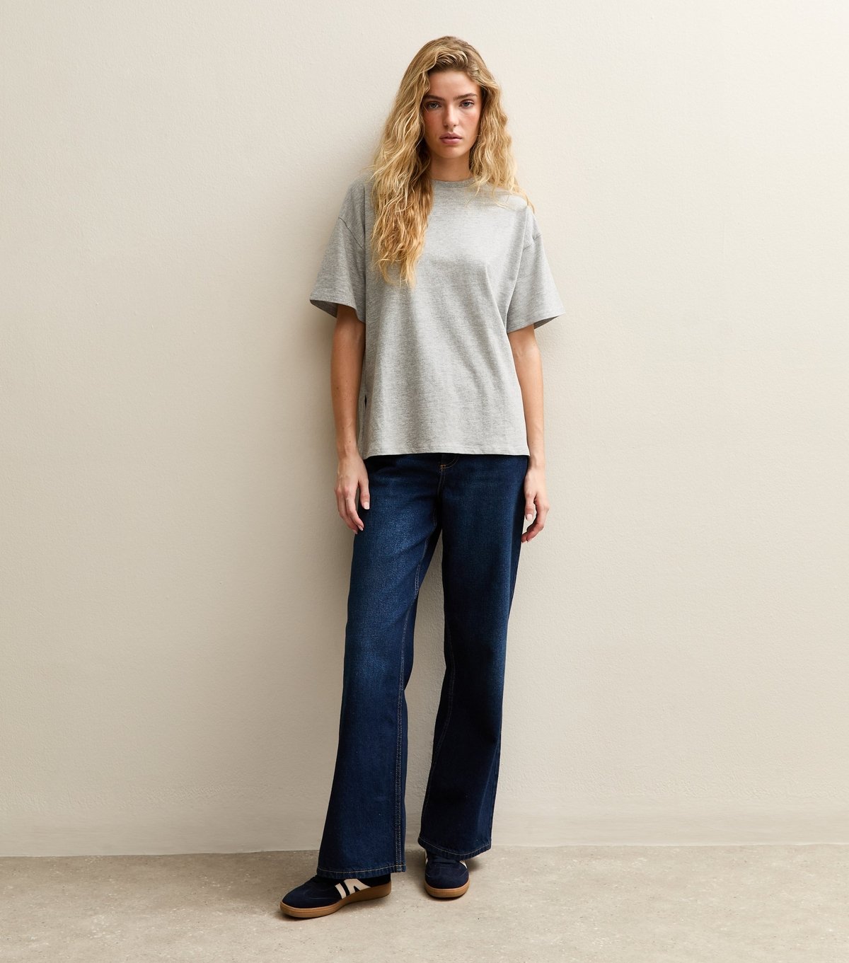 New Look Women's Light Grey Side Split T-Shirt New Look - 3