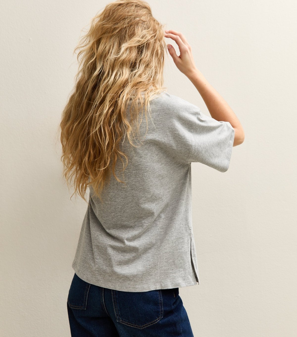 New Look Women's Light Grey Side Split T-Shirt New Look - 4