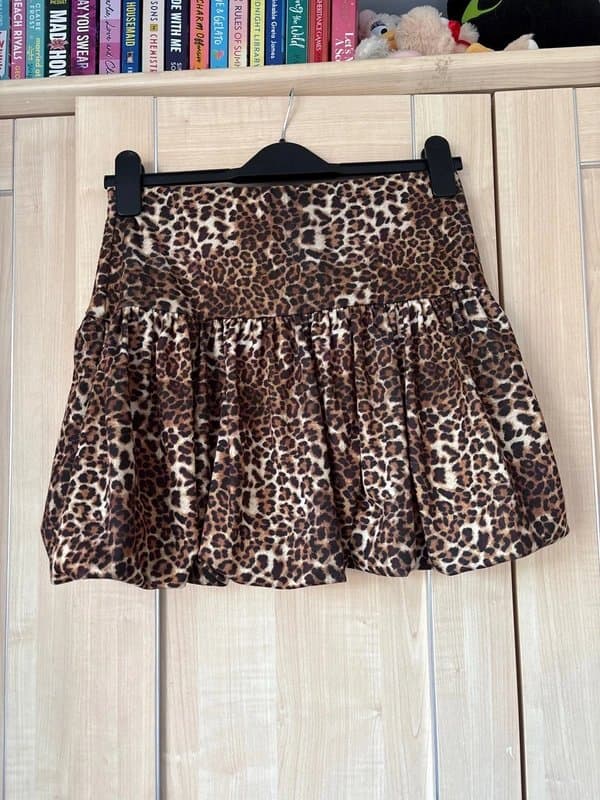 ASOS Leopard print bubble skirt