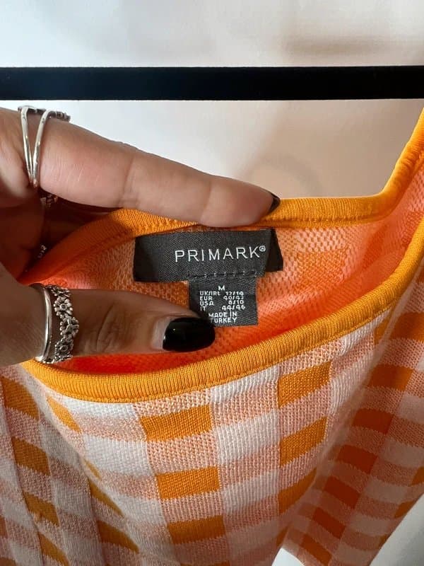 Primark Orange crop top