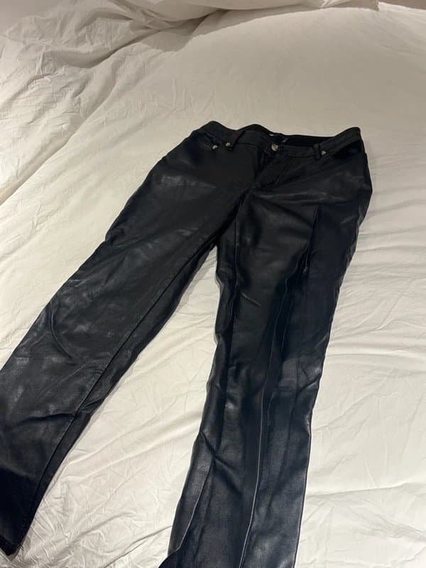 ASOS Noir Luxe Slim Leather