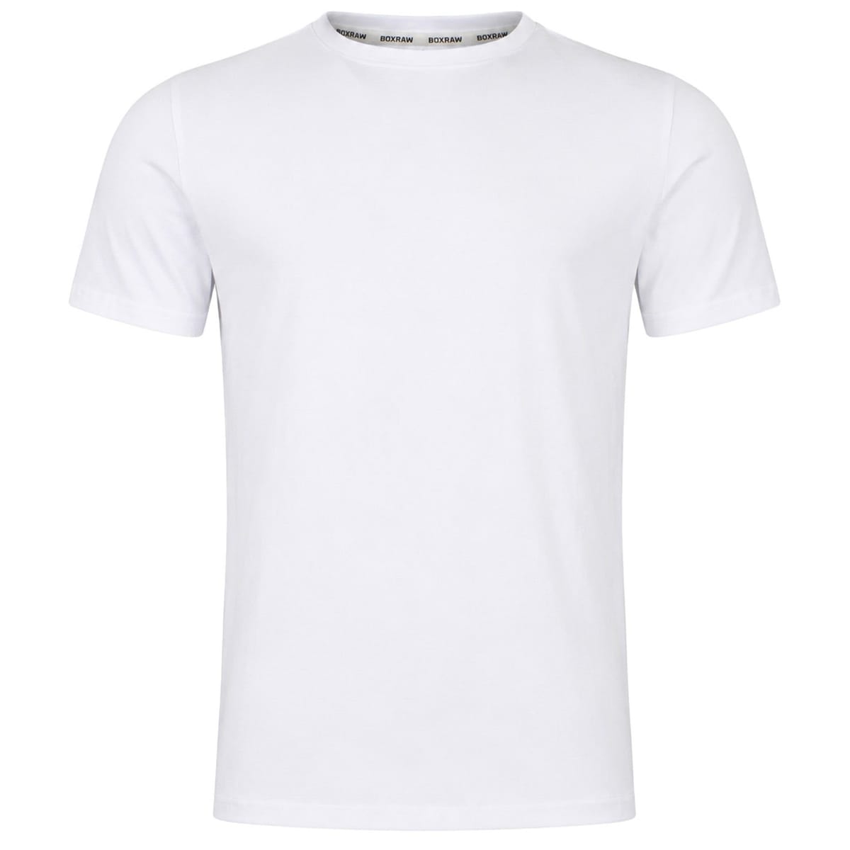 BoxRaw BoxRaw Men's Plain White T-Shirt - 1