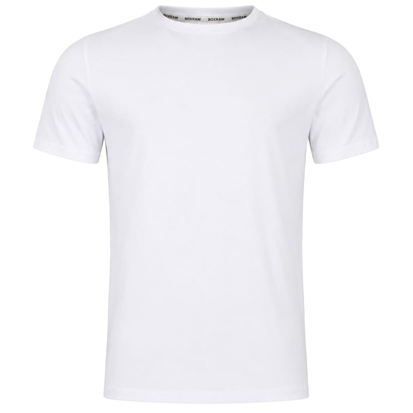 BoxRaw BoxRaw Men's Plain White T-Shirt - 1