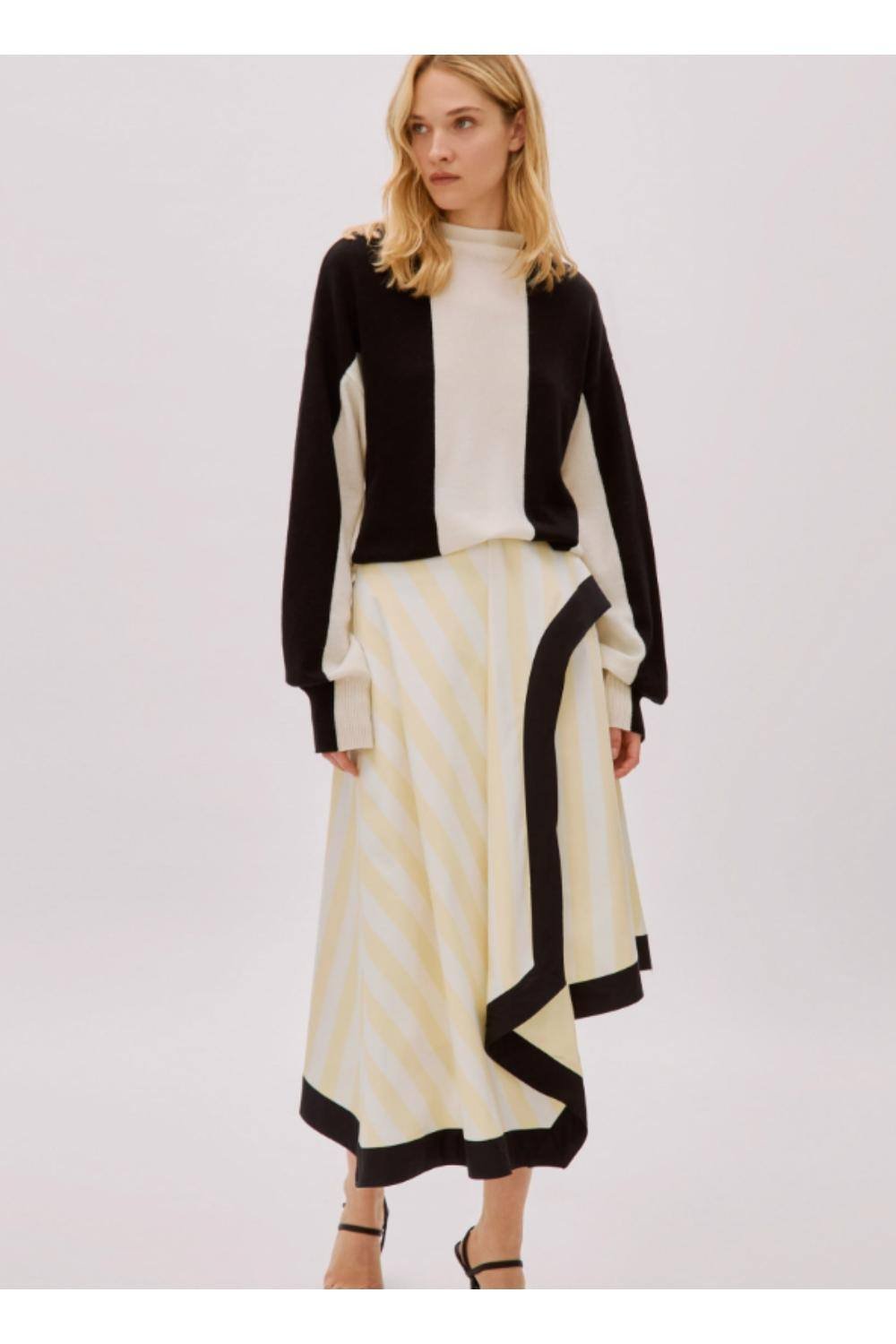 Labeca Labeca Women's Kayra Cotton Striped Skirt - 2